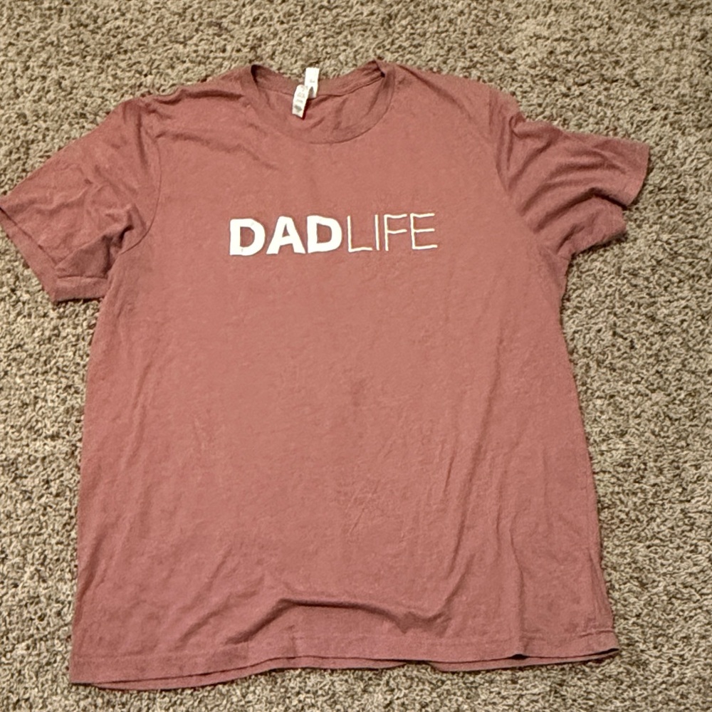 Bella Canvas Men's T-Shirt - Mauve 'Dad Life'
